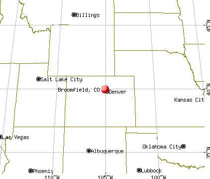 Broomfield, Colorado map