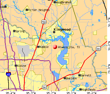 Atascocita, TX map