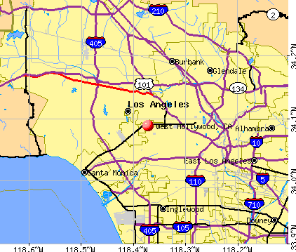 Hollywood Map