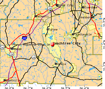 Peachtree City Zip Code Map Peachtree City, Georgia (Ga 30269, 30290) Profile: Population, Maps, Real  Estate, Averages, Homes, Statistics, Relocation, Travel, Jobs, Hospitals,  Schools, Crime, Moving, Houses, News, Sex Offenders