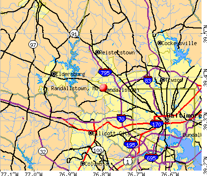 Randallstown, MD map