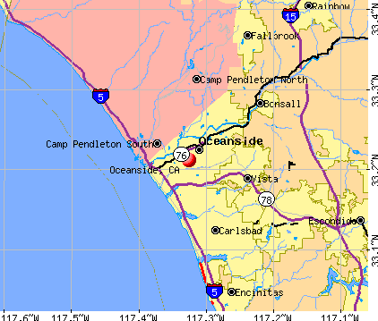 oceanside ca zip code map Oceanside California Ca Profile Population Maps Real Estate oceanside ca zip code map