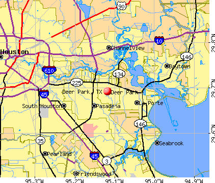 Deer Park, TX map