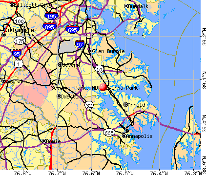 Severna Park, MD map