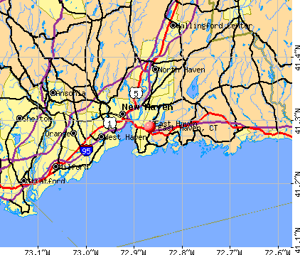 East Haven, CT map