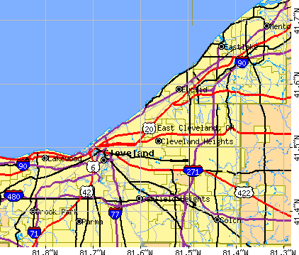 Map Of East Cleveland East Cleveland, Ohio (Oh 44112) Profile: Population, Maps, Real Estate,  Averages, Homes, Statistics, Relocation, Travel, Jobs, Hospitals, Schools,  Crime, Moving, Houses, News, Sex Offenders