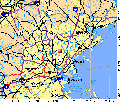 Melrose, MA map