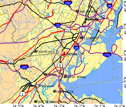 Rahway, NJ map. General Map; Google Map; MSN Map