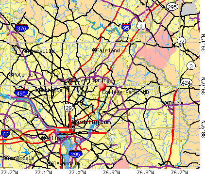 College Park, MD map