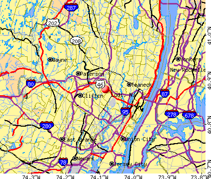 Lodi, NJ map