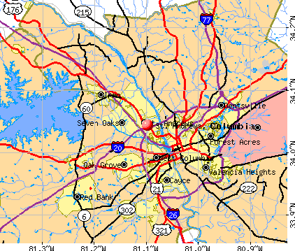 St. Andrews, SC map