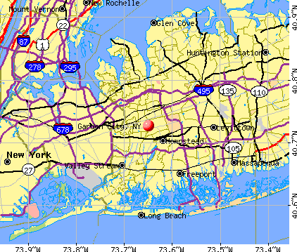 Garden City, NY map