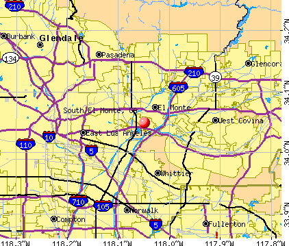 South El Monte, CA map