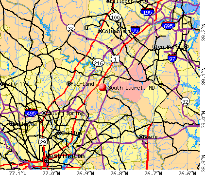 South Laurel, MD map