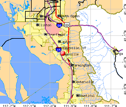 Kaysville, UT map