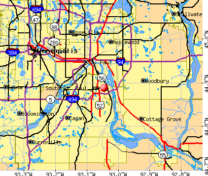South St. Paul, MN map