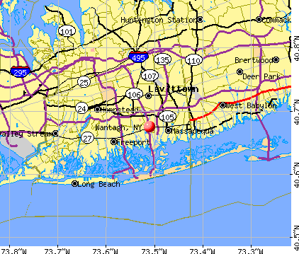 Wantagh, NY map