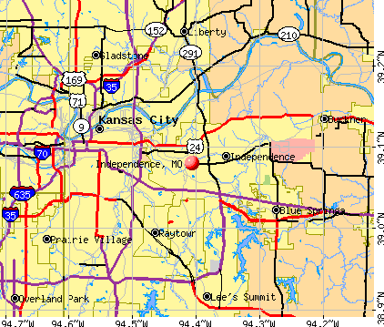 Independence, MO map