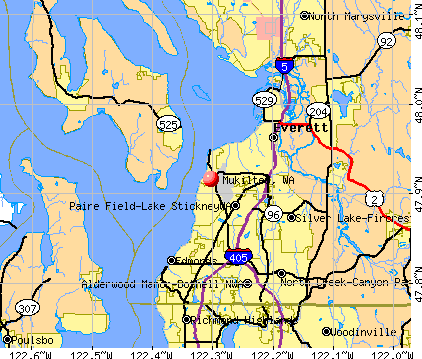 Mukilteo, WA map