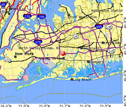 North Valley Stream, NY map