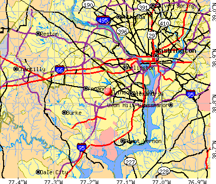 Lincolnia, VA map