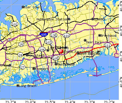 South Farmingdale, NY map