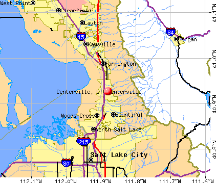 Centerville, UT map