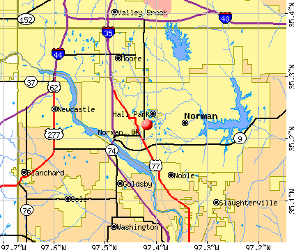 Norman, OK map