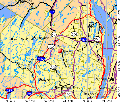 Ramsey, NJ map