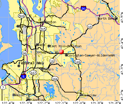 Covington, WA map