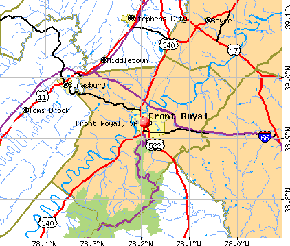 Front Royal Virginia Map Front Royal, Virginia (Va 22630) Profile: Population, Maps, Real Estate,  Averages, Homes, Statistics, Relocation, Travel, Jobs, Hospitals, Schools,  Crime, Moving, Houses, News, Sex Offenders