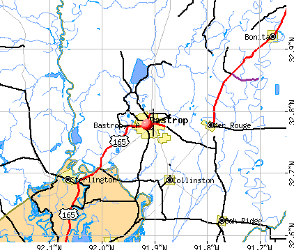 Bastrop, LA map