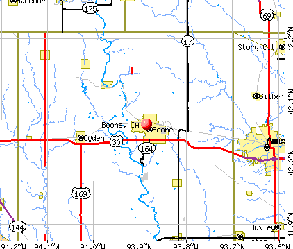 Boone, IA map