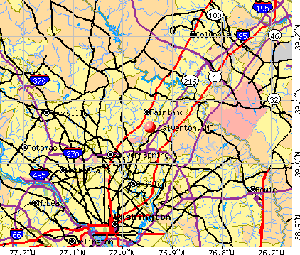 Calverton, MD map