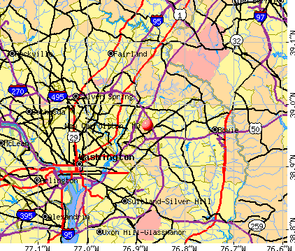 New Carrollton, MD map