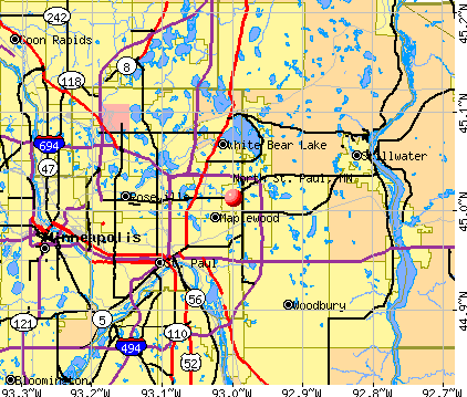 North St. Paul, MN map