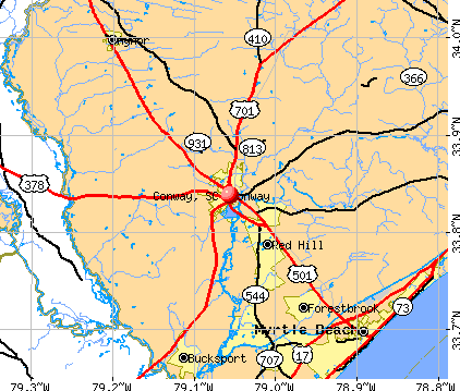 Conway North Carolina Map Conway, South Carolina (Sc 29526, 29579) Profile: Population, Maps, Real  Estate, Averages, Homes, Statistics, Relocation, Travel, Jobs, Hospitals,  Schools, Crime, Moving, Houses, News, Sex Offenders