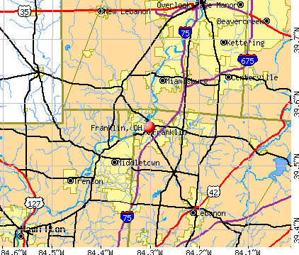 Franklin, OH map