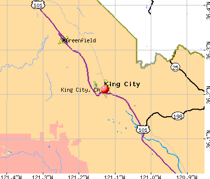 King City, CA map