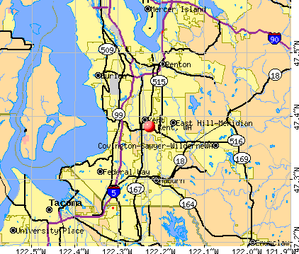 Kent, WA map