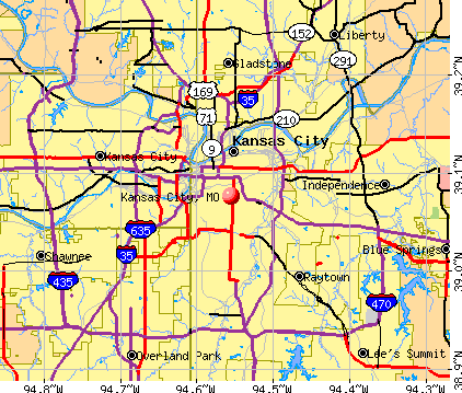 Kansas City, MO map