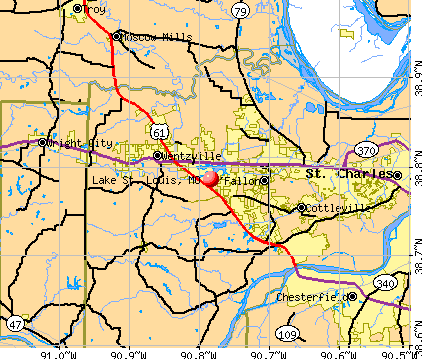Lake St. Louis, MO map