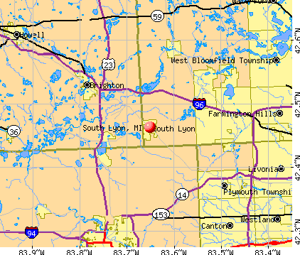 South Lyon Michigan Mi 48178 Profile Population Maps Real