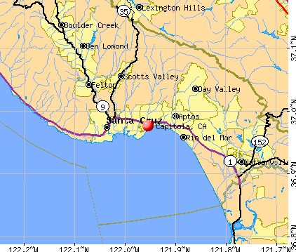Capitola, CA map