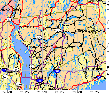Mount Kisco, NY map