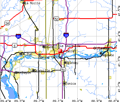 La Salle, IL map