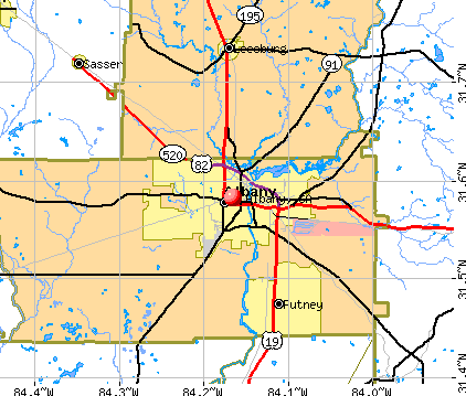 Albany, GA map
