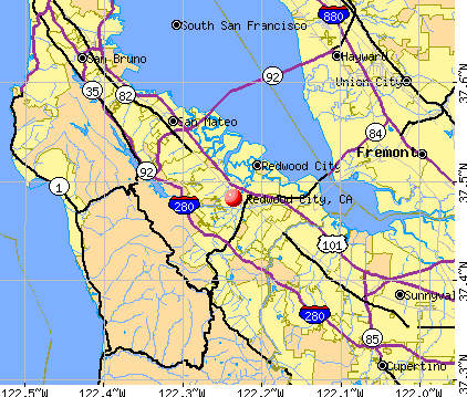 redwood city zip code map Redwood City California Ca 94065 Profile Population Maps Real Estate Averages Homes Statistics Relocation redwood city zip code map