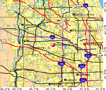 Schaumburg Illinois Il 60194 Profile Population Maps Real