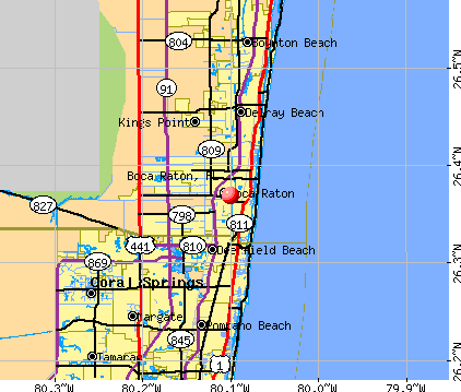 where is boca raton in florida map Boca Raton Florida Fl Profile Population Maps Real Estate where is boca raton in florida map